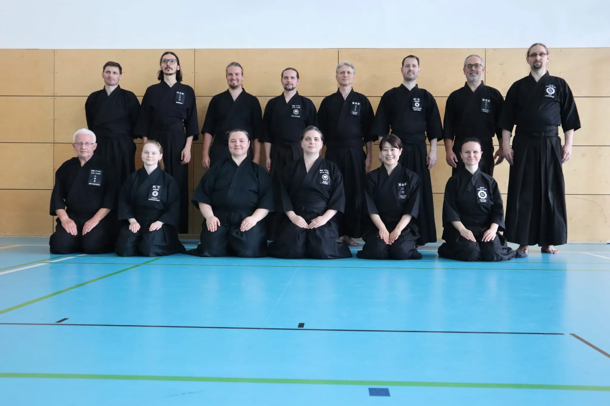 Trénink české reprezentace iaido